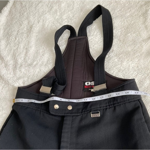 Ossi Skiwear Wool Blend Black Ski Pants/ Bib / Overalls Mens Size 36L - Picture 4 of 9